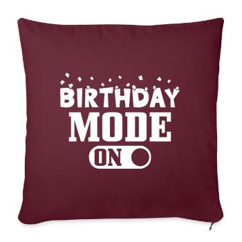Mode Anniversaire sur Mode Anniversaire sur - Housse de coussin décorative 45 x 45 cm - bordeaux - Devant