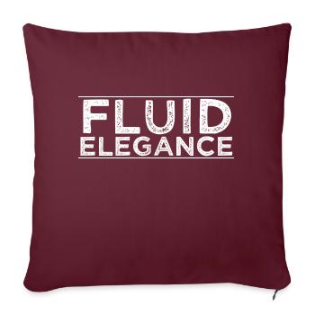 precision in water embodying grace gift idea happy - Sofa pillowcase 17,3'' x 17,3'' (45 x 45 cm) - burgundy - Front