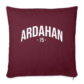 Ardahan 75 Türkei Turkiye Geschenk Ardahanli TR - Sofakissenbezug 45 x 45 cm - Burgunderrot - Vorne