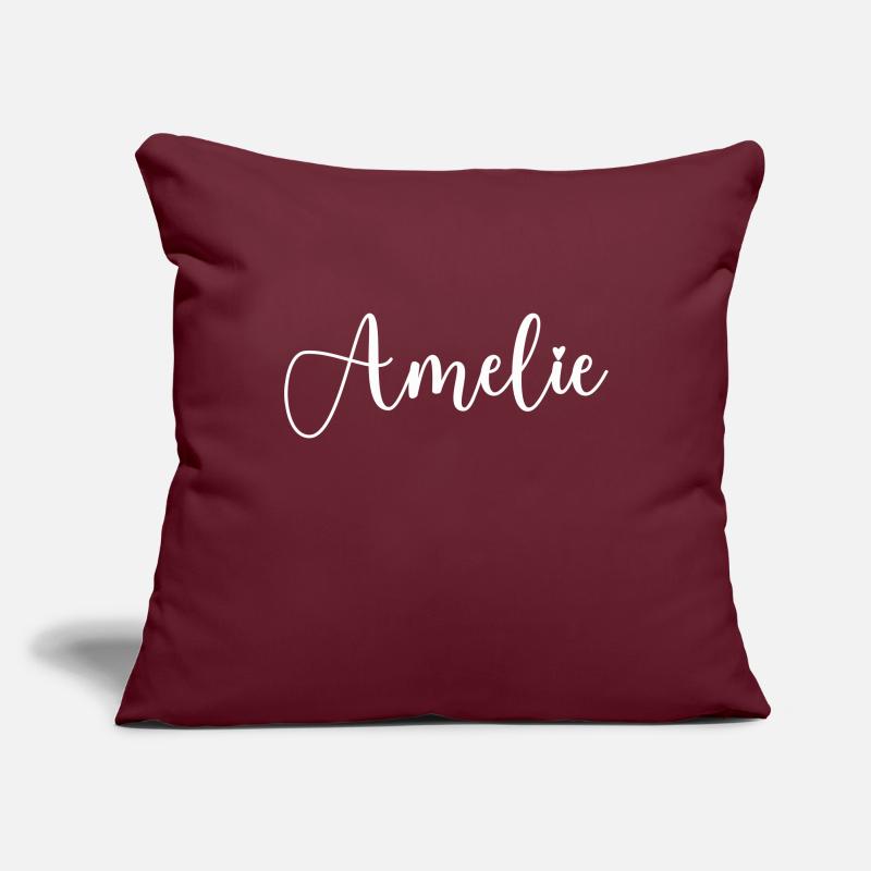 amelie name Sofakissenbezug 45 x 45 cm