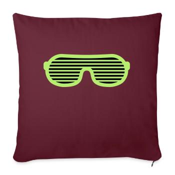 Party Glasses - Sofa pillowcase 17,3'' x 17,3'' (45 x 45 cm) - burgundy - Front