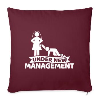 enterrement de vie de jeune fille - Housse de coussin décorative 45 x 45 cm - bordeaux - Devant