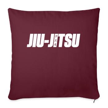 Jiu Jitsu brésilien (BJJ) Traditionnel - Housse de coussin décorative 45 x 45 cm - bordeaux - Devant