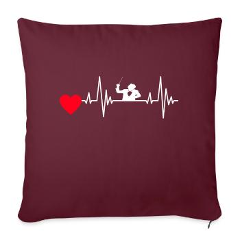Dirigenten Dirigent Musik Dirigieren Geschenk - Sofakissenbezug 45 x 45 cm - Burgunderrot - Vorne