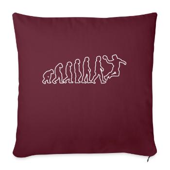 Handball Club Handball Handball Joueur Handball - Housse de coussin décorative 45 x 45 cm - bordeaux - Devant