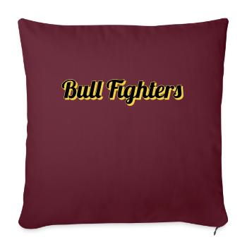 Bull Fighters - Sofakissenbezug 45 x 45 cm - Burgunderrot - Vorne