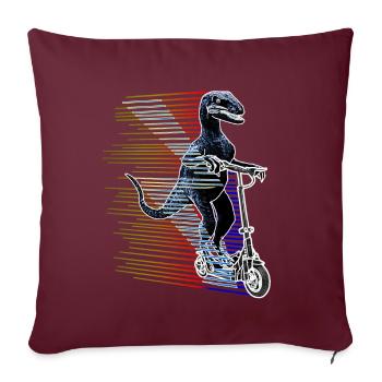 Escooter Electroroller E-Roller Raptor Bestseller - Sofakissenbezug 45 x 45 cm - Burgunderrot - Vorne