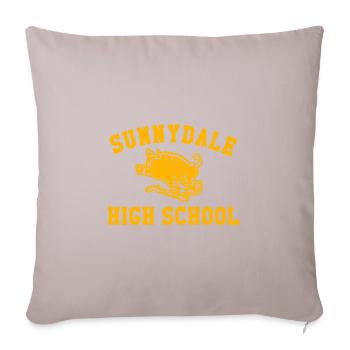 Produits dérivés du logo Sunnydale High School - Housse de coussin décorative 45 x 45 cm - taupe clair - Devant