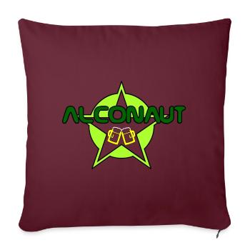 Party - ALCONAUT C - Sofakissenbezug 45 x 45 cm - Burgunderrot - Vorne