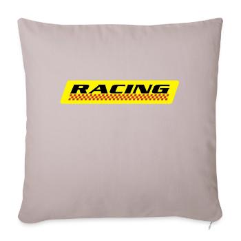 RACING - Sofa pillowcase 17,3'' x 17,3'' (45 x 45 cm) - light taupe - Front