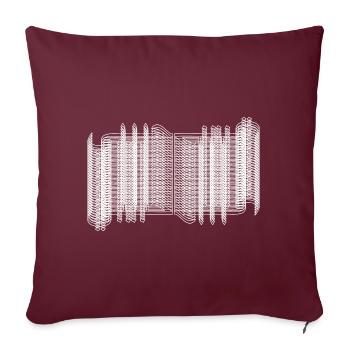 habibi - arabic word for sweetheart/bro - modern - Sofakissenbezug 45 x 45 cm - Burgunderrot - Vorne