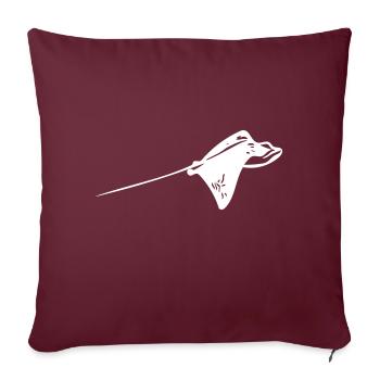 Adlerrochen Vector Vol - Housse de coussin décorative 45 x 45 cm - bordeaux - Devant