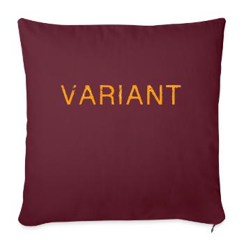 variant loki - Housse de coussin décorative 45 x 45 cm - bordeaux - Devant