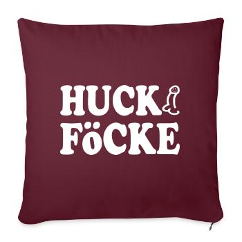 huck föcke - Sofakissenbezug 45 x 45 cm - Burgunderrot - Vorne