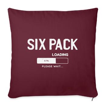 Chargement de Six Pack, veuillez patienter - Housse de coussin décorative 45 x 45 cm - bordeaux - Devant