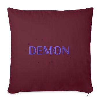 Dämon V.2 ~ Gothstar | Original von. MMJ49 - Sofakissenbezug 45 x 45 cm - Burgunderrot - Vorne