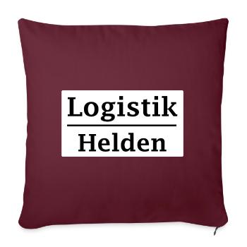 Les meilleurs logisticiens - Housse de coussin décorative 45 x 45 cm - bordeaux - Devant