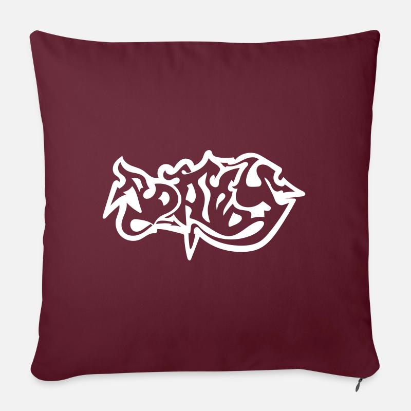 Bébé - Housse de coussin décorative 45 x 45 cm - bordeaux