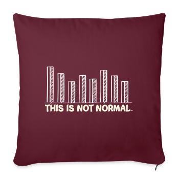 Dies ist kein normaler Data Mining-Algorithmen - Sofakissenbezug 45 x 45 cm - Burgunderrot - Vorne