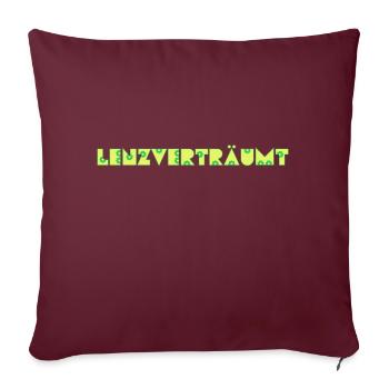 LENZVERTRÄUMT - Sofakissenbezug 45 x 45 cm - Burgunderrot - Vorne