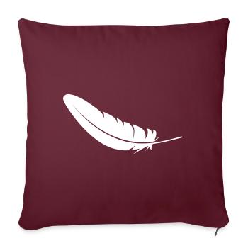 ressort - Housse de coussin décorative 45 x 45 cm - bordeaux - Devant