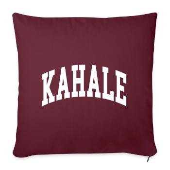 Kahale (en anglais seulement) - Housse de coussin décorative 45 x 45 cm - bordeaux - Devant