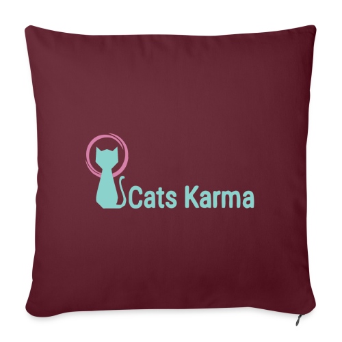 Cats Karma - Sofakissenbezug 45 x 45 cm
