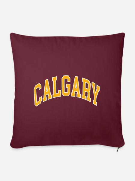 Calgary - Sofakissenbezug 45 x 45 cm - Burgunderrot