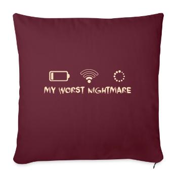 Vêtements de jeu Perfect Day - Vintage Gamer pour - Housse de coussin décorative 45 x 45 cm - bordeaux - Devant