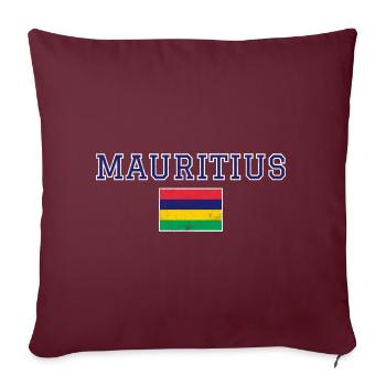 Maurice - Housse de coussin décorative 45 x 45 cm - bordeaux - Devant