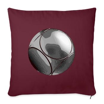 boule kugel - Sofakissenbezug 45 x 45 cm - Burgunderrot - Vorne
