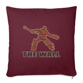 Hockey Feldhockey-Torwart HockeyGoalie Hockeylife - Sofakissenbezug 45 x 45 cm - Burgunderrot - Vorne