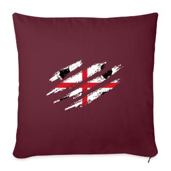 Drapeau de la Sardaigne Drapeau de la Sardaigne Drapeau de la Sardaigne - Housse de coussin décorative 45 x 45 cm - bordeaux - Devant