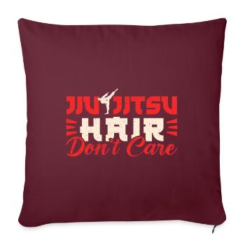 Brazilian Jiu Jitsu MMA Bjj Hugger - Sofakissenbezug 45 x 45 cm - Burgunderrot - Vorne