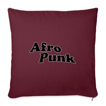 Afro punk - Sofakissenbezug 45 x 45 cm - Burgunderrot - Vorne