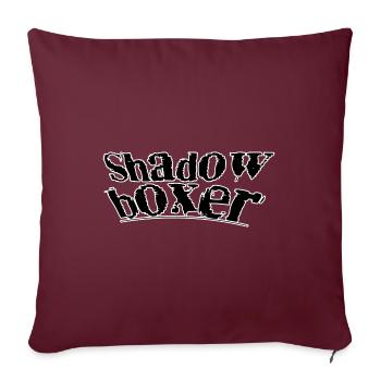 Shadow boxer - Housse de coussin décorative 45 x 45 cm - bordeaux - Devant