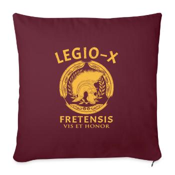 Legio x Fretensis - Housse de coussin décorative 45 x 45 cm - bordeaux - Devant