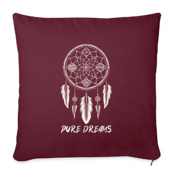 Dream Catcher Bohemian Spiritual Dreamcatcher - Sofakissenbezug 45 x 45 cm - Burgunderrot - Vorne