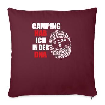 Camper Gift Idea Camping - Housse de coussin décorative 45 x 45 cm - bordeaux - Devant
