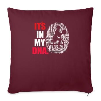 Accessoires de fitness pour athlètes - Housse de coussin décorative 45 x 45 cm - bordeaux - Devant