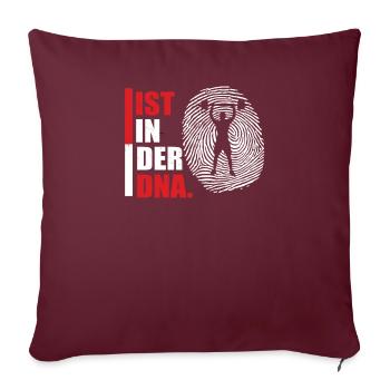 Accessoires de fitness pour athlètes - Housse de coussin décorative 45 x 45 cm - bordeaux - Devant