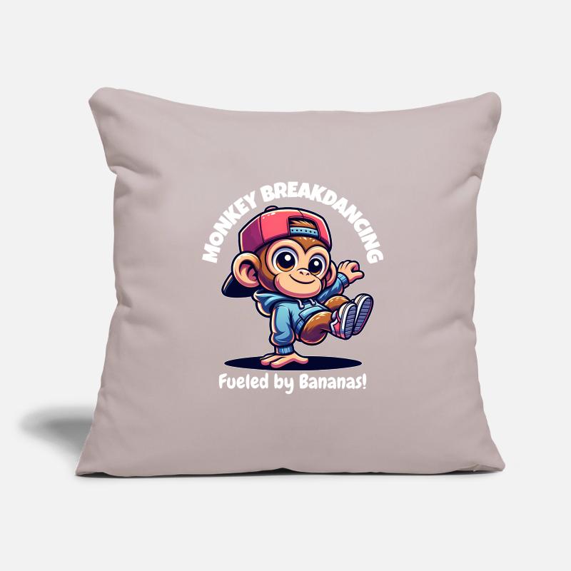 Singe breakdancer Housse de coussin décorative 45 x 45 cm