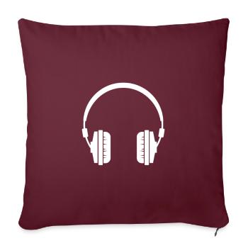 Casques - best-sellers - Housse de coussin décorative 45 x 45 cm - bordeaux - Devant