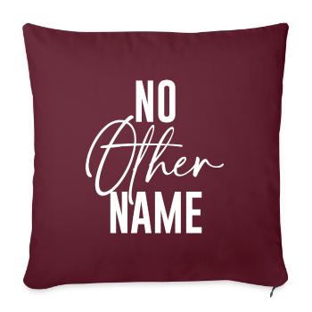 Jesus Christ of Nazareth Faith Bible Jesus - Sofa pillowcase 17,3'' x 17,3'' (45 x 45 cm) - burgundy - Front