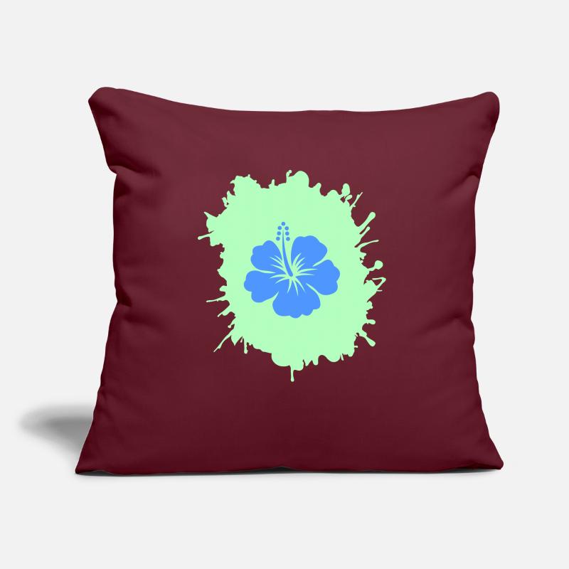 Hibiscus blobs Sofa pillowcase 17,3'' x 17,3'' (45 x 45 cm)