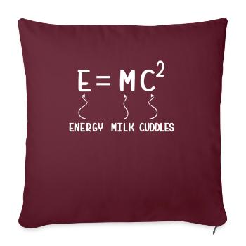 Bébé Papa Enceinte Nouveau-né Père Futur - Housse de coussin décorative 45 x 45 cm - bordeaux - Devant