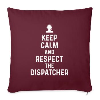 Meilleur devis de répartiteur Profession de cadeau Logistique - Housse de coussin décorative 45 x 45 cm - bordeaux - Devant