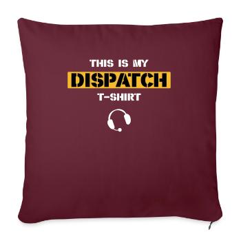 Meilleur devis de répartiteur Profession de cadeau Logistique - Housse de coussin décorative 45 x 45 cm - bordeaux - Devant