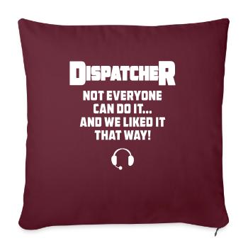 Meilleur devis de répartiteur Profession de cadeau Logistique - Housse de coussin décorative 45 x 45 cm - bordeaux - Devant