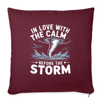 Costume de chasseur de tempête Chasseur de tempête - Housse de coussin décorative 45 x 45 cm - bordeaux - Devant